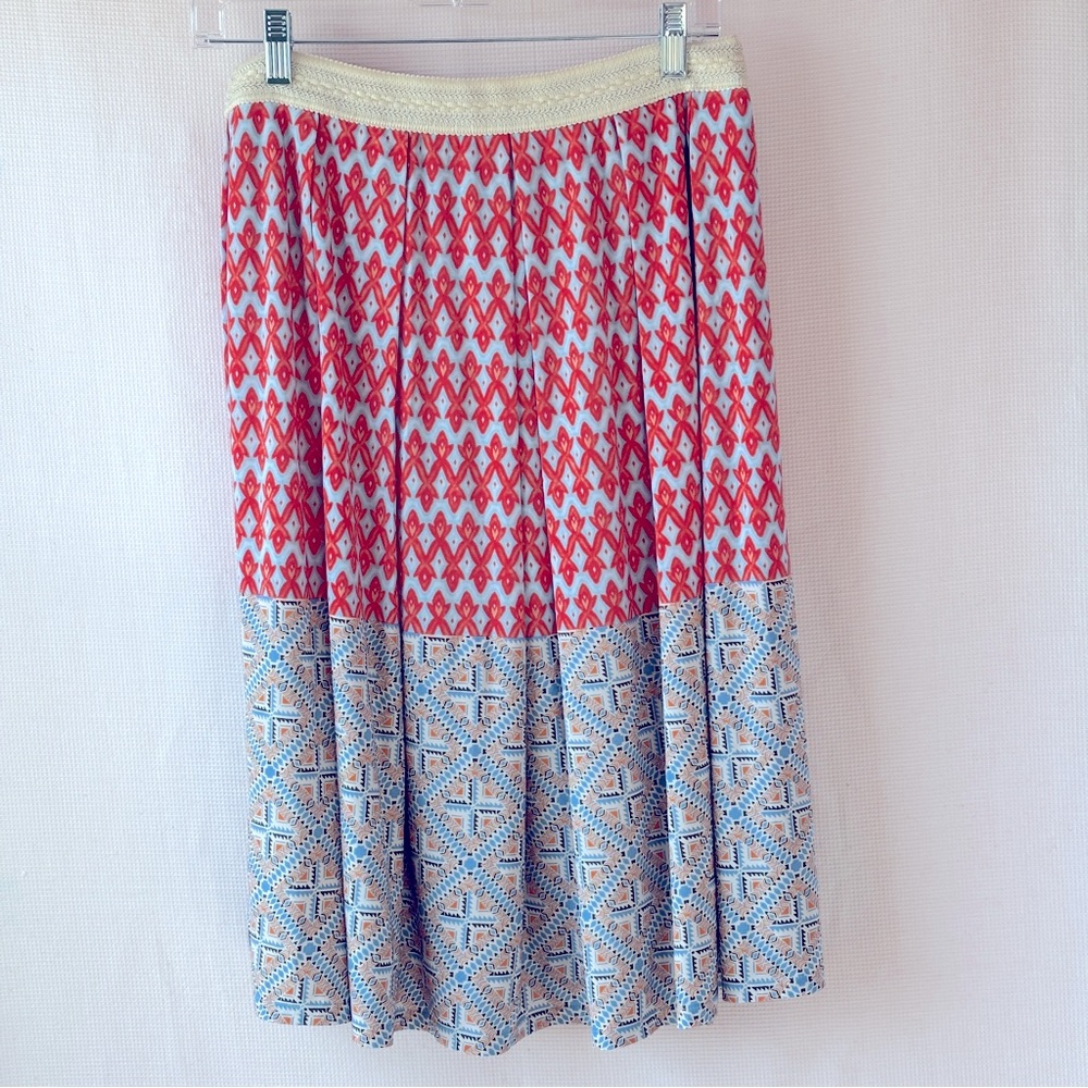 Vintage American Blues Sz S Multi-color Boho, fun stretchy pull on skirt